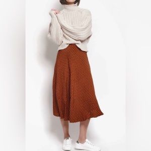 H&M Polka dot midi skirt